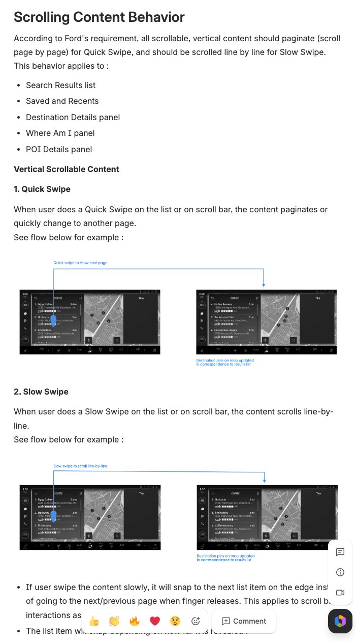 Confluence doc - Scrolling Content Behavior