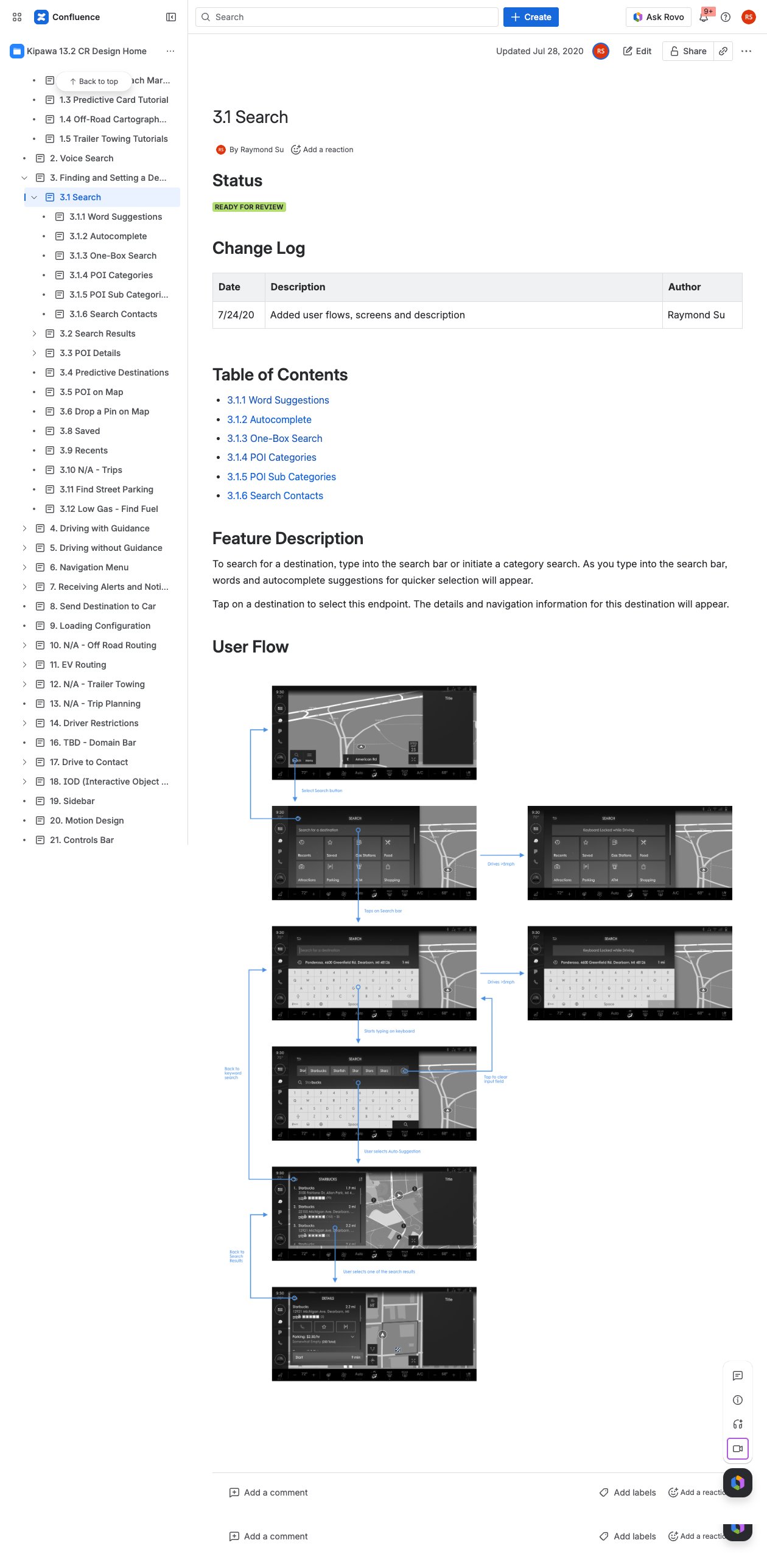 Confluence doc - 3.1 Search wiki