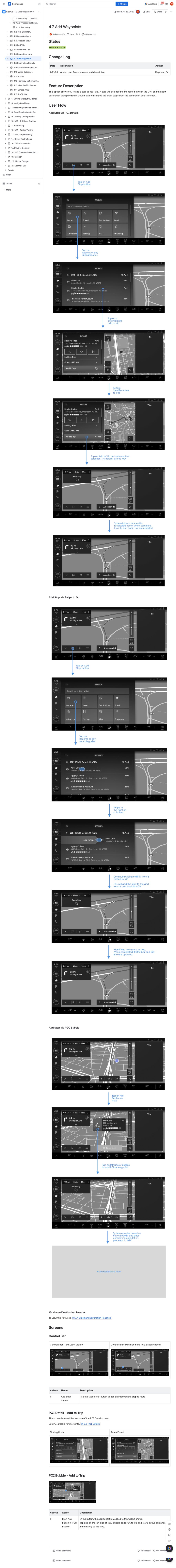 Confluence doc - Add Waypoints