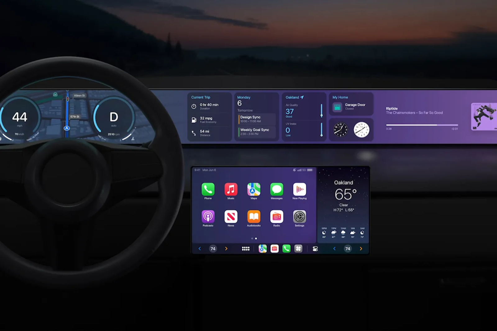 Apple CarPlay Ultra: a pillar-to-pillar multi-display cockpit