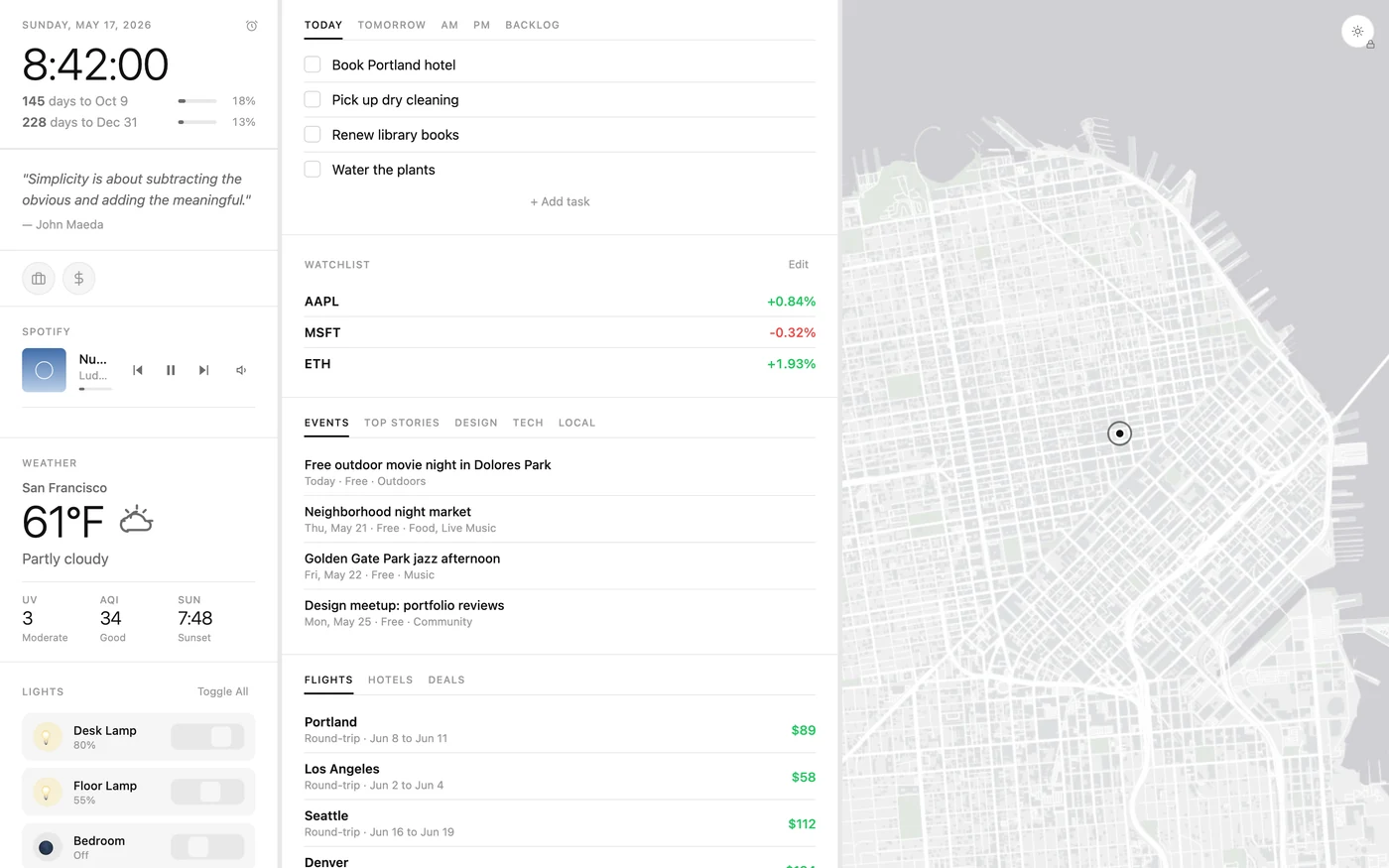 LifeOS with finances and jobs