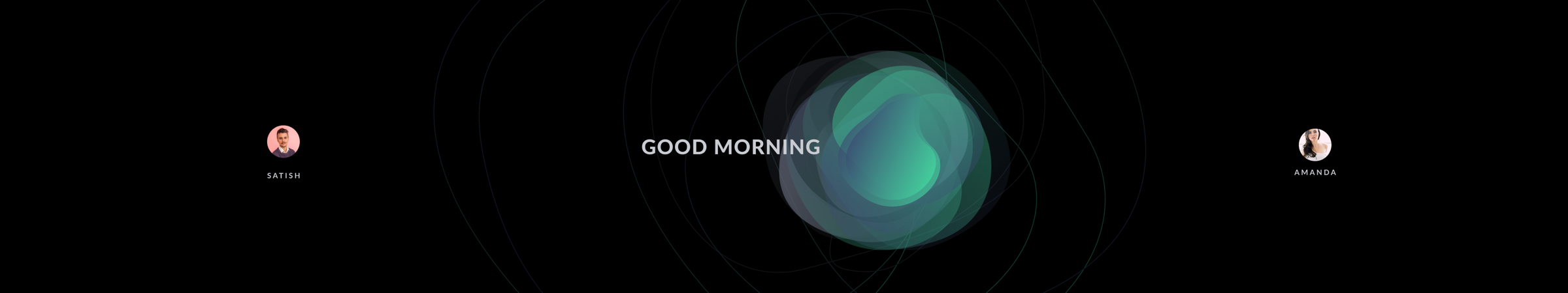 Low-fidelity wireframe: welcome and greeting