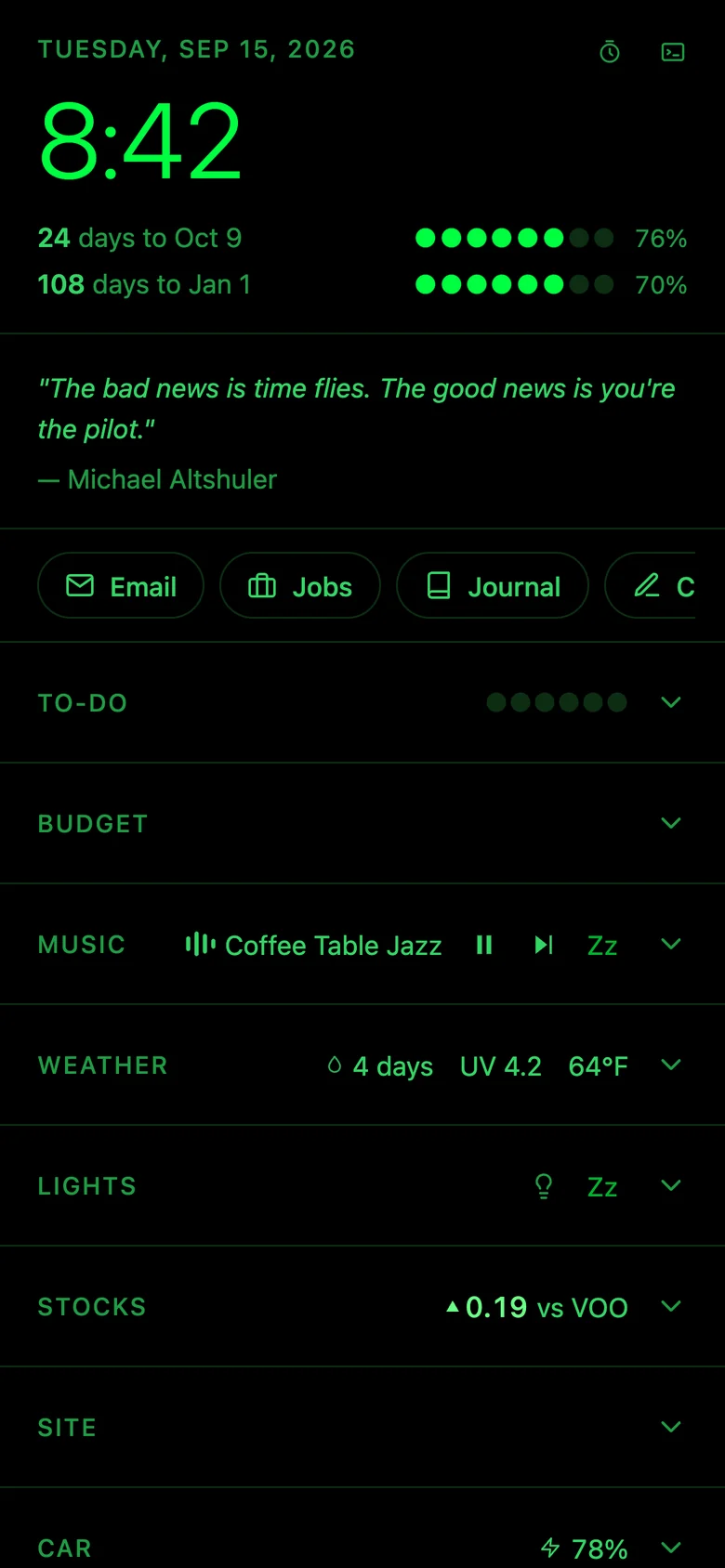Matrix theme